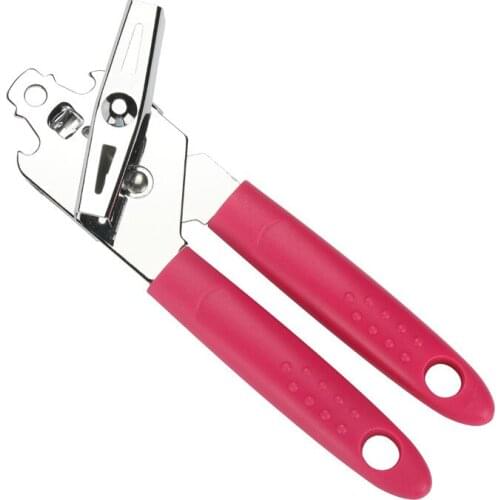 1PC Multifunctional Stainless Steel Professional Tin Can Opener Kitchen Craft Easy Grip Opener For Cans Bottle Opener PJ 008