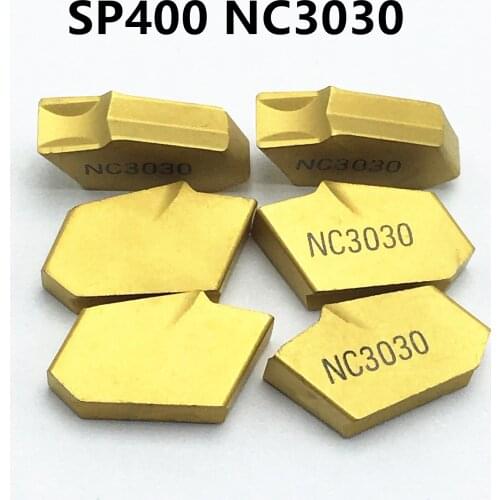 20pcs SP400 NC3030 slotted carbide blade turning tool cutting and grooving tool segmentation SP400