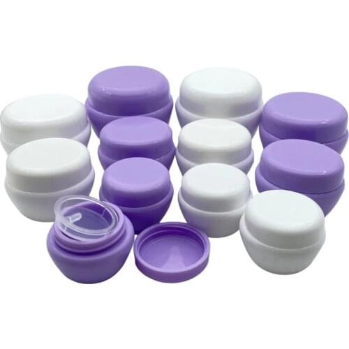 30pcs 5/10/20/30g Mini Empty Jar Pots Cosmetic Makeup Inner Lid Face Cream Lip Balm Container My Refillable Bottles