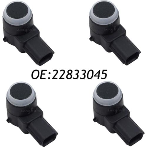 4PCS PDC Parking Distance Control Sensor For GM 22833045 0263013702 Black