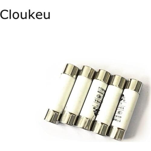 5Pcs 8.5*31.5 Fast blow Ceramic Fuse 8x31mm Fuse 380V 1A 2A 3A 4A 5A 6A 8A 10A 16A RO14 RT29 RL8B