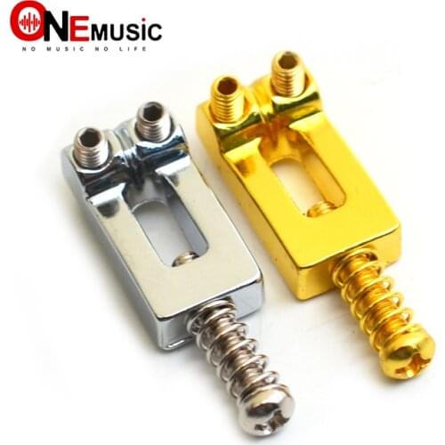 6pcs/set Concaved Type Electric Guitar Tremolo Bridge String Saddles 20.5*10.5mm Chrome/Gold