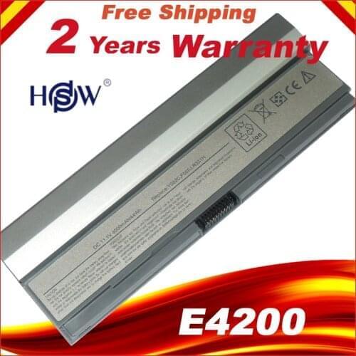 New 6cells laptop battery FOR DELL Latitude E4200 R331H R640C R841C W343C W346C X784C Y082C Y084C Y085C Free shipping