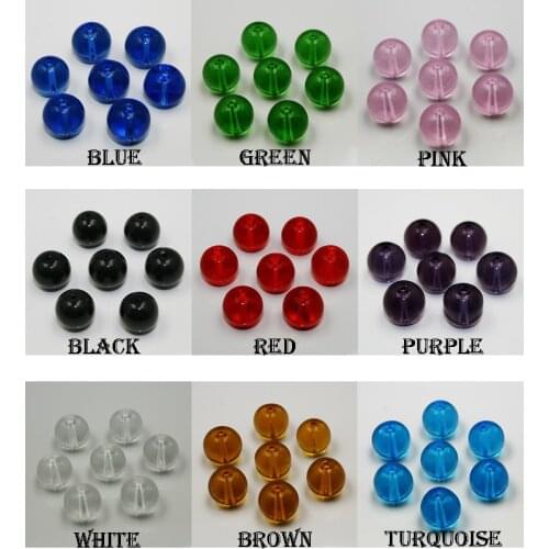 Wholesale Top Quality 12mm Crystal Glass Beads Loose Spacer Round Beads for Jewelry Making PS-BBA018
