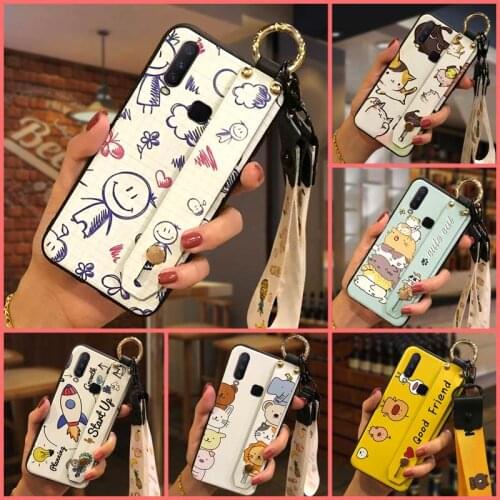 Cute Original Phone Case For VIVO Y17/Y3/Y15/Y12/U3X/V1901A Back Cover Dirt-resistant Silicone