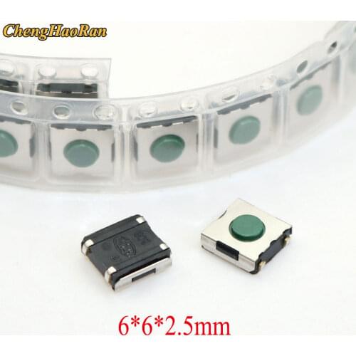 ChengHaoRan 1PCS ALPS 6 * 6* 2.5 Patch Switch 6 *6 Touch Small Button Switch 6* 6 *2.5mm Key switch micro switch