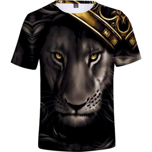 Hot Film The Lion King 3D T-shirt Men Women Fashion Short Sleeve Print The Lion King T shirts 3D Summer Tee shirt casual Tops