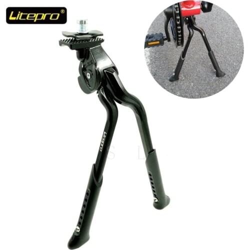 Litepro Bicycle Kickstand 16-18-20-26-27.5 Inch 700C MTB Mountain Bike Road Folding Bike Adjustable Double Folding Kickstands