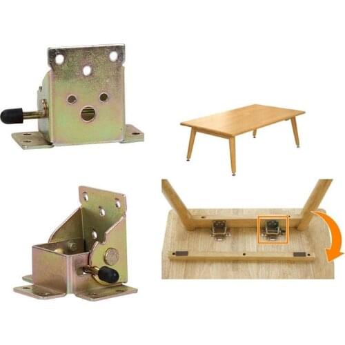 Furniture leg folding hinge connector,55x60x72mm Gate leg table fold up leg tea table locker hinge gemel coupling home hardware