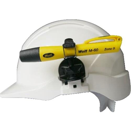 Wolf Ex-Proof Mini Flashlight Halogen M-60 Zone 0 EX II 1 GD Ex ia IIC T4 IP67 ATEX certification