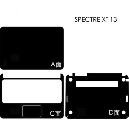 Carbon fiber Laptop Sticker Skin Decals Cover Protector for HP Spectre XT 13 Ultrabook PC 13.3"