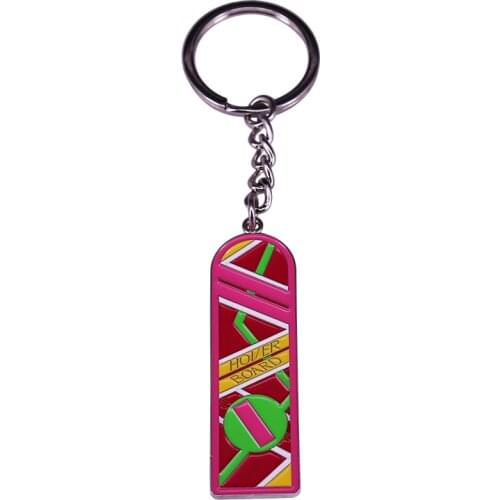 Back to The Future - Marty McFly Hoverboard Keychain Sci-fi Movie Fans Cool Fun Accessory
