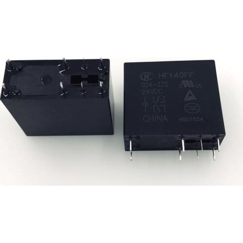 NEW 24V relay JZX-140FF HF140FF 024-2ZS HF140FF-024-2ZS HF140FF 024 2ZS 0242ZS HF140FF0242ZS 24VDC DC24V 24V 10A 250VAC 8PIN