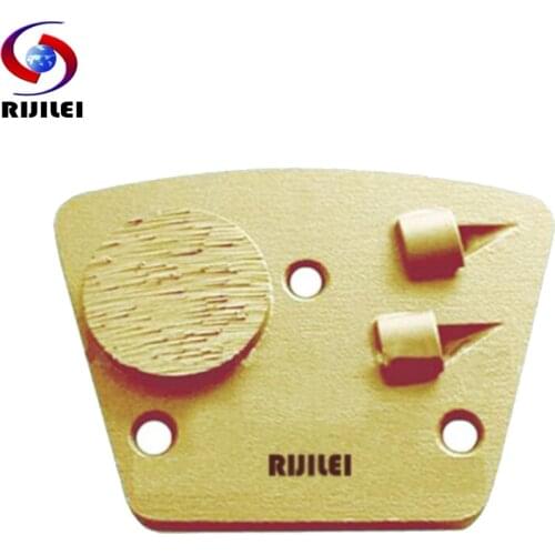 RIJILEI 12PCS/Set PCD Diamond Grinding Disk Tipped Grinding Disc Plate For Removing Epoxy Glue Paint On Concrete Floor PCD3B
