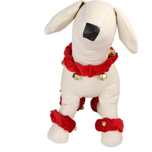 Christmas Bells, Bib and Feet, Bells, Suits, Funny Holiday Dress Up Dogs