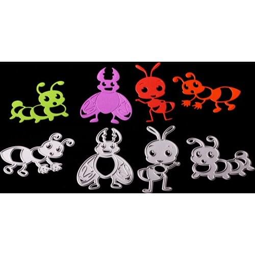 SCD1044 Ants Metal Cutting Dies For Scrapbooking Stencils DIY Album Cards Decoration Embossing Folder Craft Die Cuts Tools New