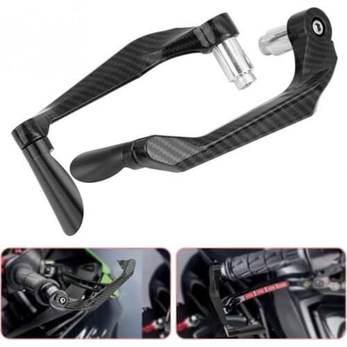 Universal Waterproof Carbon Fiber Aluminum Alloy Motorcycle Brake Clutch Levers Protection for YAMAHA for Kawasaki for Honda