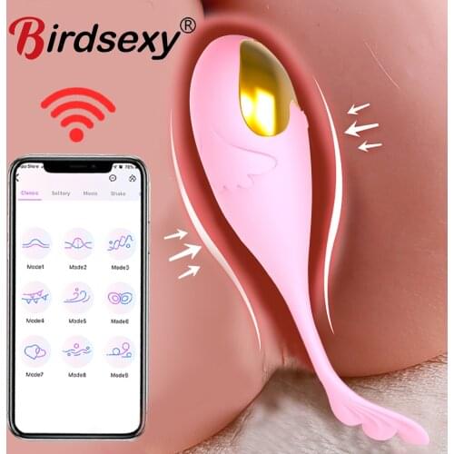 Vagina Eggs APP Remote Control Vibrator for Women Wearable Panties Dildo Vibrator Vaginal Kegel Ball Wireless Sex Toys for Women