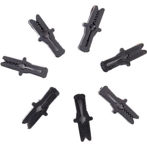 Greenhouse Clamps Clips Fixed Tools For Greenhouses Frame Shelters Black 100pcs Plastic Film Laminated Buckle