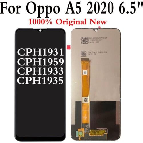 For Oppo A5 2020 6.5" CPH1931 CPH1959 CPH1933 CPH1935 LCD Display Touch Screen