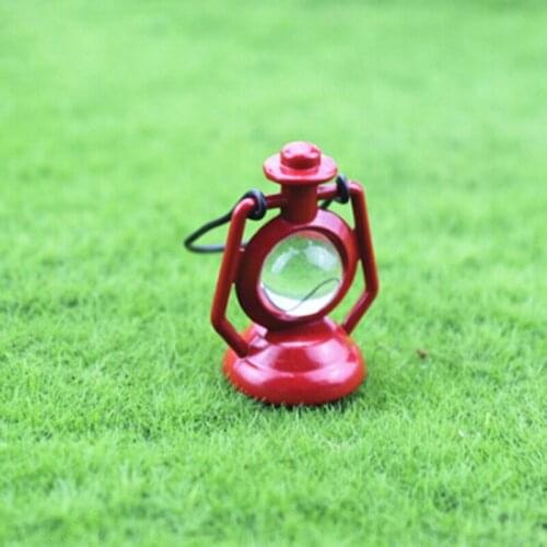 1: 12 Red Kerosene Oil Lamp For Blyth BJD Doll House Decoration Accessories Toys For Children Miniature Dollhouse