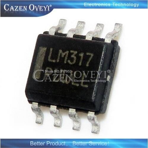 10piece LM317LMX LM317LM LM317 LM317LDR2G LM317DR2G LM317DR SOP-8 In Stock