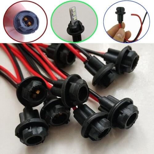 10 PCS/Lot Waterproof T10 Car LED SMD Light Indicators Harness Socket Holder Connector