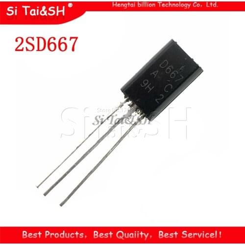 50PCS 2SD667 D667 TO-92L TO92 Plastic-Encapsulate Transistors