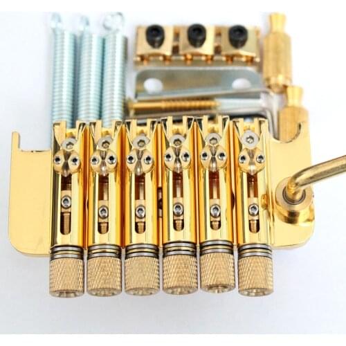 6 Strings Gold Headless Guitar Tremolo Bridge For FR