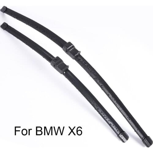 Car Windshield Wiper Blades for BMW X6 E71 F16 form 2008 2009 2010 2011 2012 2013 2014 2015 to 2017 Car Windscreen wiper Rubber