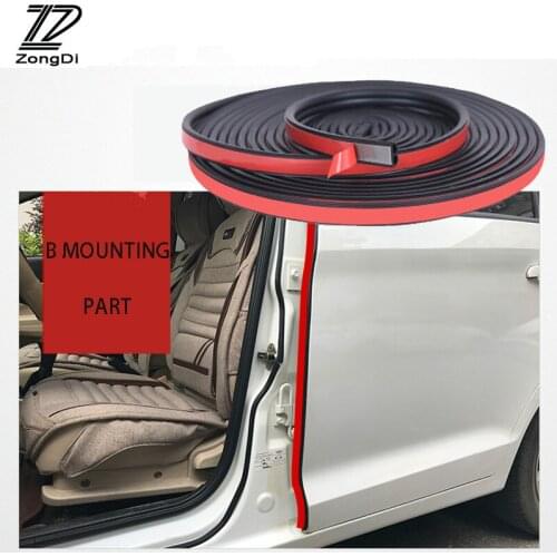 Auto Interior B Shape Car Door Rubber Seal Strips Sticker for BMW E46 E90 E60 F10 F30 E39 E36 F20 E30 E87 E46 E92 E90 X1 F48 E65
