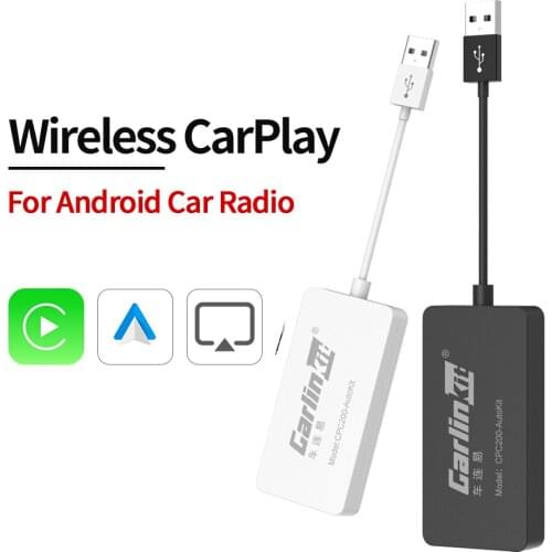 Wireless Carplay Auto Dongle Tablet Android Radio Screen Smartlink Mirrorlink iOS 14 Music Siri Video For Android Player