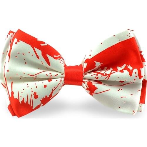 Butterfly Tie Bow tie for Men Women "Halloween Vampire Blood " Design Tuxedo Dress Bowtie Gravata Party Wedding Bowties Gift