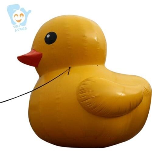 3m High Outdoor Giant Inflatable Promotion Yellow Duck Water Floats Ground Decoration