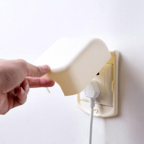 Wall Switch Waterproof Cover Box Wall Light Panel Socket Doorbell Flip Cap Cover Clear Bathroom Kitchen Accessory