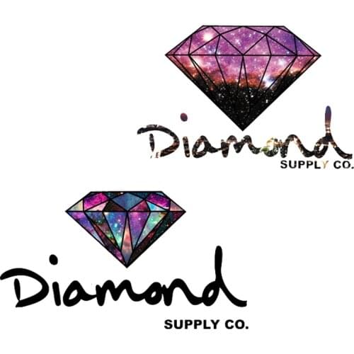 Wholesale Heat Transfer Diamond Iron On Patches DIY Letter Starry Sky Clothes T-shirt Brand Logo Patch Applique shose Decor