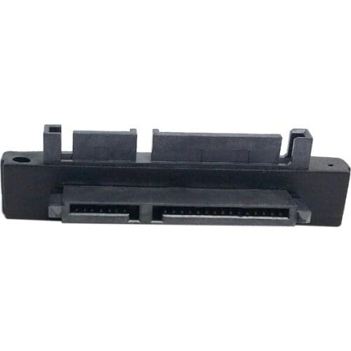 CY 90 Degree Right Angled SATA 22Pin 7+15 Male to SATA 22P Female Extension Convertor Adapter