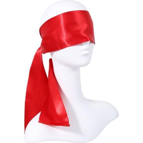 Women Cosplay Blindfold Adult Games BDSM Bondage Erotic Sex Toys Satin Mask Sleeping Eye Mask Restraint Sex Games