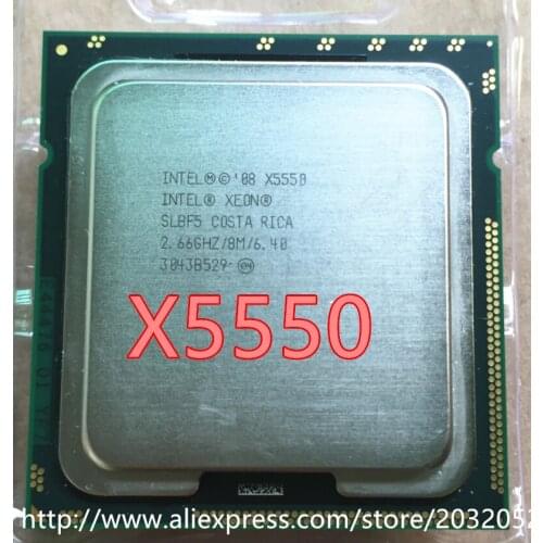 Intel Xeon X5550 x5550 service CPU 2.66GHz LGA1366 8 threads L3 Cache 8MB Quad-Core scrattered pieces