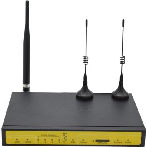 F3836 industrial 4G mobile wifi hotspots dual sim card router for wifi bus m2m