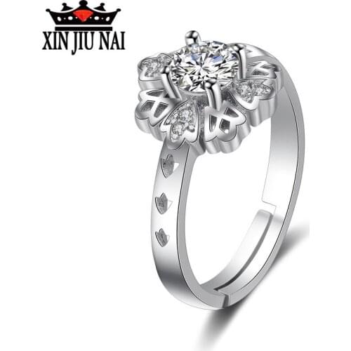 Live simulation diamond inlaid zircon fashion simple jewelry jewelry ladies ring factory wholesale