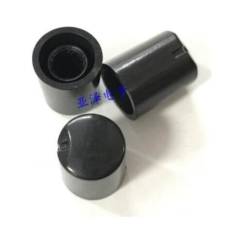 [VK] 12*16MM potentiometer knob 6MM jagged hole with black tape indication
