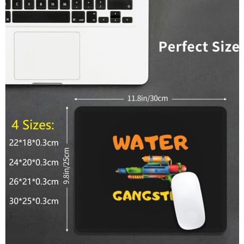 Water Gangster-Best Funny Swimmer Gift | Swimming Pool Mouse Pad DIY Print Swimmer Swim Swimming Water