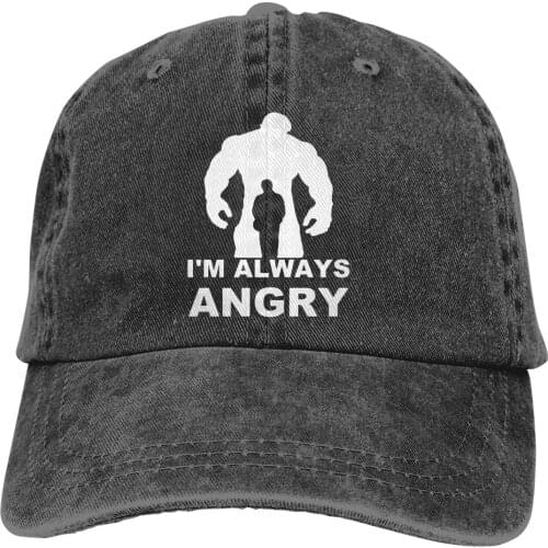 Im Always Angry Baseball Cap cowboy hat Peaked cap Cowboy Bebop Hats Men and women hats