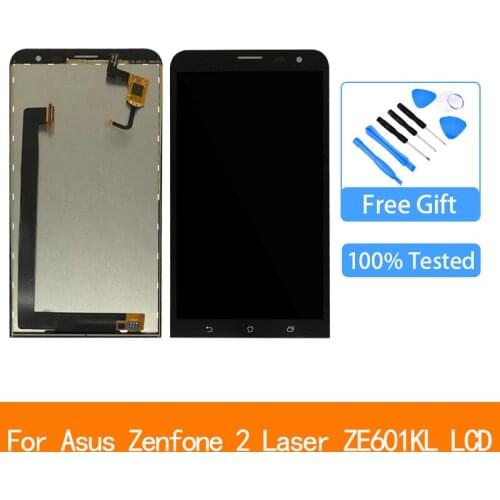 6.0" For Asus ZE601KL LCD ZenFone 2 Laser ZE601KL LCD Display Screen Touch Panel Digitizer With Frame Assembly