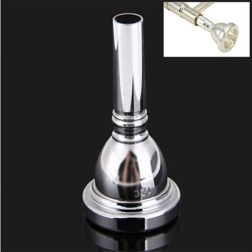1pc High-grade 12C Alto Trombone Mouthpiece Copper Alloy Gold/Silver-plated Stylish and Durable