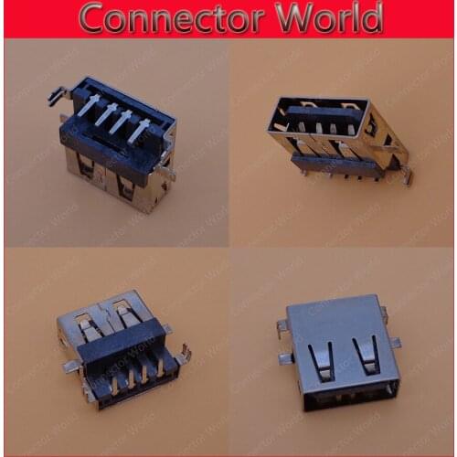 10-100pcs/lot Common Laptop USB Jack,micro USB 2.0 Connector mini usb socket pcb charging port power