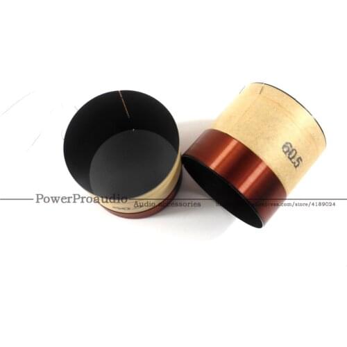 2 pcs /lot 60.5 mm skeleton:Black aluminous, woofer / loudspeaker / speaker voice coil