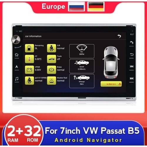 7'' Quad Core Car Radio Multimedia Player Adnroid For VW PASSAT B5 MK4 MK5 SHARAN Jetta Bora Polo TRANSPORT T5 CITI CHICO No DVD