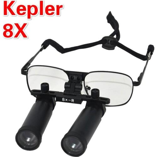 8X High Power Medical Dental Loupe Surgical Binocular ENT Kepler Optical Magnifier Microsurgery Magnifying Glasses